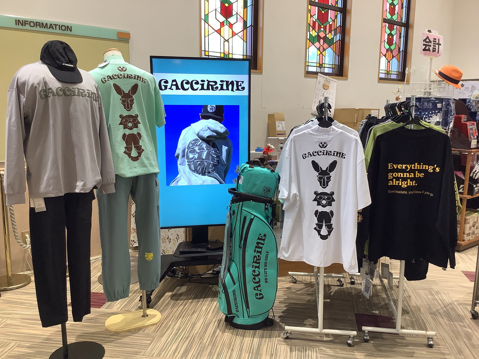 GACCiRiNE GOLF ゴルフ場のお店に出品！