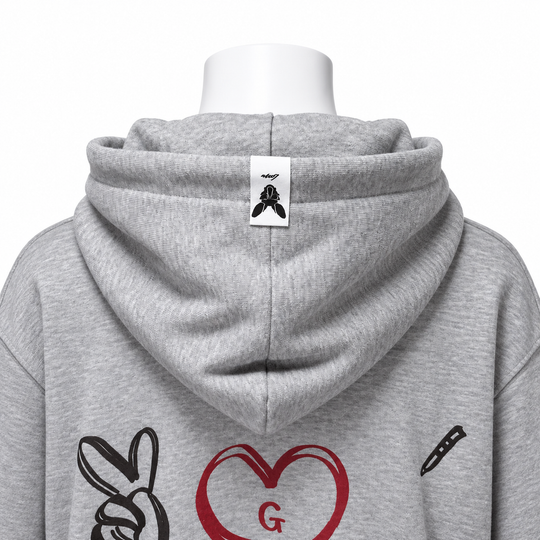 パーカー｜HAND DRAWN GRAPHIC HOODIE｜GACCiRiNE(ガッチリーネ)｜GCN2026AW-106